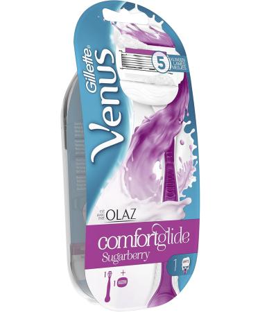 Gillette Venus & Olaz Sugarberry Women's Razor - 1 Piece | Smooth Shaving for All Skin Types - Buy Internationally - Buy Online on GoSupps.com