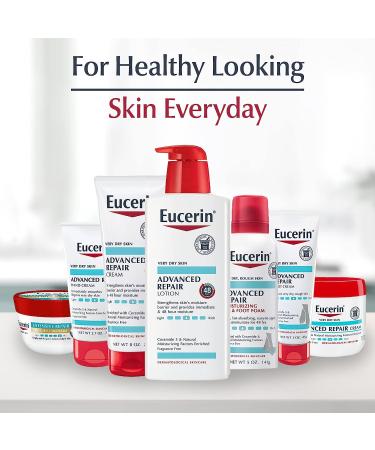 Eucerin Advanced Repair Body Lotion & Cleanser Bundle - 16.9 Fl Oz Pump Bottle Set - Buy Online on GoSupps.com