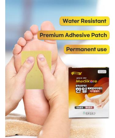 Buy Hanil ACU-Magnetic Feet Patches - 600 Gauss Acupuncture Magnets for Heel & Foot Health (10 Sheets) - International Shipping Available - Buy Online on GoSupps.com
