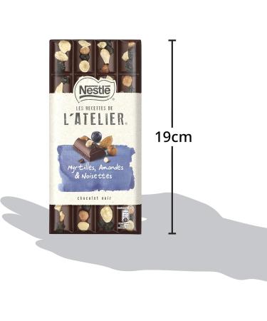 Nestl Dark chocolate blueberries almonds and hazelnuts - 195g bar - Buy Online on GoSupps.com
