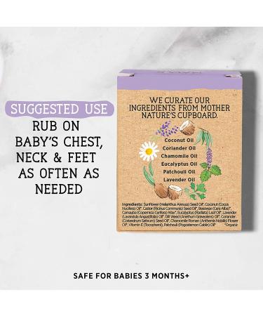 Maty's Organic Baby Chest Rub - USDA Certified, Petroleum Free - 1.5 oz - Buy Online on GoSupps.com