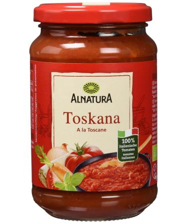 Alnatura Organic Tomato Sauce Tuscany pack of 6 (6 x 325 ml) Tuscany 325 ml (pack of 6)