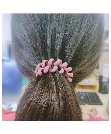 Andiker Spiral Hair Ties - 10 Colorful Elastic Hair Bands for Women & Girls | Durable Rubber Ponytail Holders - Buy Online on GoSupps.com