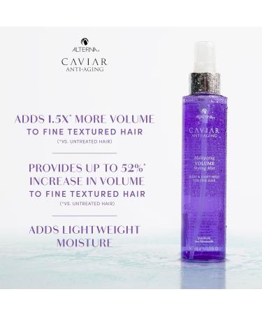 Alterna Caviar Anti-Aging Multiplying Volume Styling Mist 5 Ounce For Fine Thin Hair Light Hold Sulfate Free Caviar Anti-Aging Multiplying Volume Styling Mist 5 oz 5 Fl Oz (Pack of 1) - Buy Online on GoSupps.com