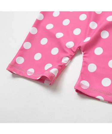 Bonverano Baby Girls UPF 50+ UV Protection Sunsuit with Cap, Pink/Green, 12-18 Months - Buy Online on GoSupps.com