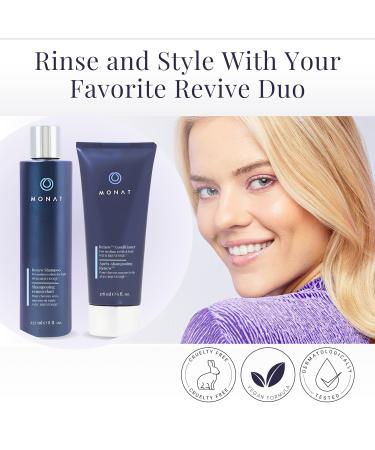 MONAT Renew Duo - Hydrating Shampoo & Conditioner Set for All Hair Types | Silicone-Free Infused with Rejuveniqe Oil | International Shipping Available - Buy Online on GoSupps.com