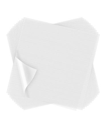 100 Sheets Wash Away Embroidery Stabilizer Water Soluble Embroidery Topping Film Transparent Water Soluble Stabilizer for Embroidery and Topping (8 x 8 Inch/ 20 x 20 cm) - Buy Online on GoSupps.com