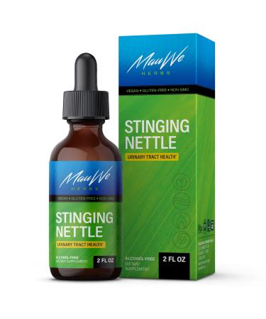 Mauwe Herbs Stinging Nettle Tincture - Nettle Root Liquid Supplement for Women's Wellness, Blood Pressure, & Circulation Support - Stinging Nettle Root Extract Urtica Dioica - 2 fl. Oz.