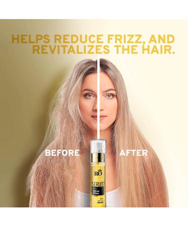 Rosy Fharia Anti-Frizz Serum for Hair Extensions | Detangles Adds Shine & Softness | Suitable for All Hair Types - Expertly Developed in Brazil - Buy Online on GoSupps.com