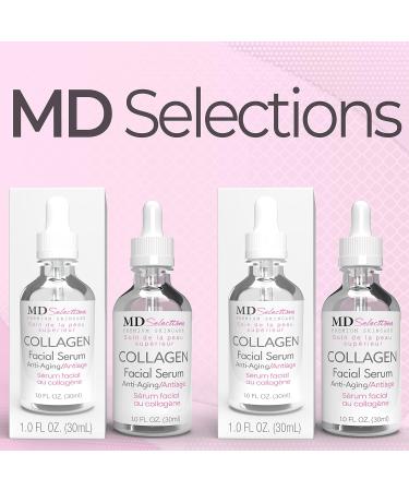 Collagen Facial Serum Tighten Firm & Smooth with Collagen Peptide & Green Tea Advanced Collagen Repair Anti Aging Facial Formula 1 Oz MD Selections Collagen Facial Serum (Pack of 1) - Buy Online on GoSupps.com