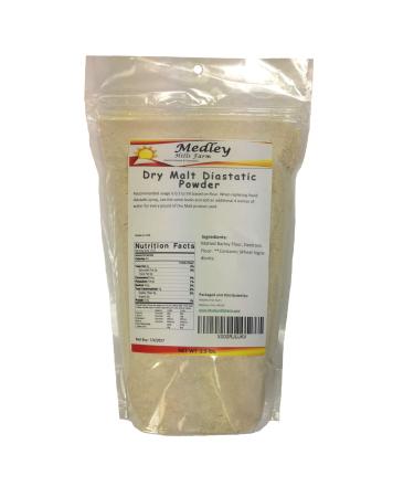 Medley Hills Farm Diastatic malt powder 1.5 lbs - dry malt powder Made in the USA