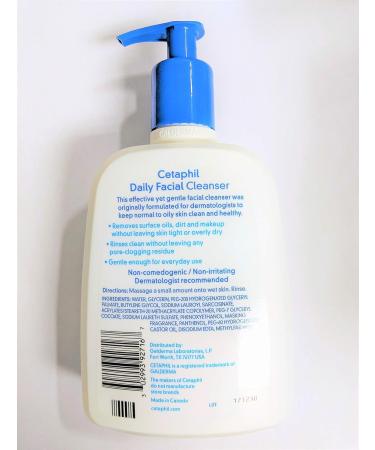 Cetaphil Daily Facial Cleanser 16 Oz - Pack of 6 | Gentle Skin Care for All Skin Types | International Shipping Available - Buy Online on GoSupps.com
