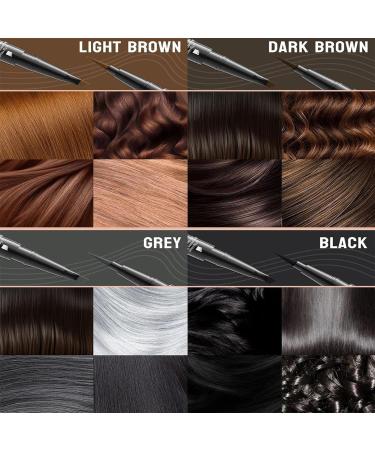 Hellokiss Liquid Eyebrow Pen Curved Brow Pen Trailott Eyebrow Pen 3D Microblading Eyebrow Pencil Upgraded Waterproof with 4-Fork-Tip Precise Brush-Tip 2-in-1 Microblading Eyebrow Pencil (02#) - Buy Online on GoSupps.com