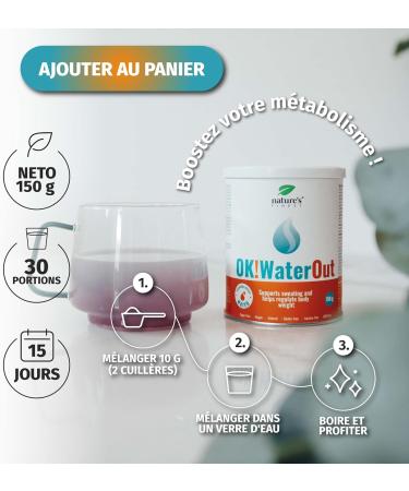 Nature's Finest OK!Waterout | Dietary Supplement | Proven Effectiveness | Suitable for Vegans and Vegetarians (05) - Buy Online on GoSupps.com