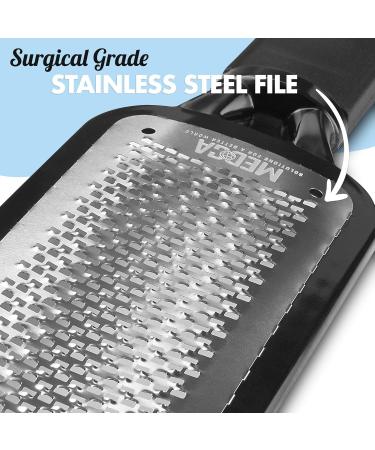 Ultimate X-Large Pedicure Set - Stainless Steel Foot Scrubber & Professional Spa Quality Rasp for Dead Skin Removal - Buy Online on GoSupps.com