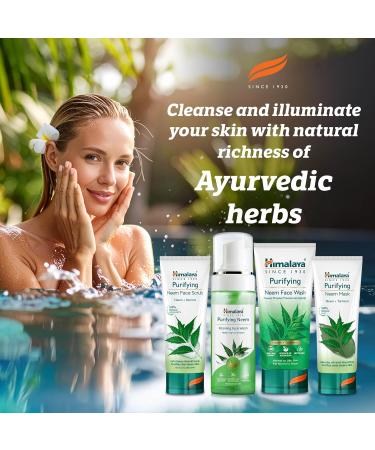 The Himalaya Drug Company Himalaya Purifying Neem Face Wash with Neem & Turmeric For Normal to Oily Skin Formulated with 100 Herbal Ingredients 150ml Pack of 2 - Buy Online on GoSupps.com