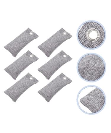 Minkissy 6-Pack Coal Bags - Natural Shoe Deodorizer & Freshener Bamboo Carbon Smell Absorber for Drawers and Home Use - Buy Online on GoSupps.com