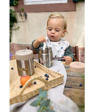 L SSIG Baby Thermo Warming Box | Leak-proof Stainless Steel Food Jar 315 ml - Little Mateys Spicy Orange | Perfect for Porridge & Snacks - International Shipping Available - Buy Online on GoSupps.com