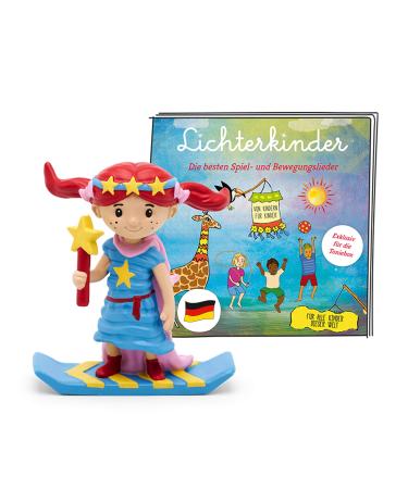 Tonies hearing figure for Toniebox light children- best of album of the most popular game and movement songs children's songs for children from 3 years playing time approx. 50 minutes single