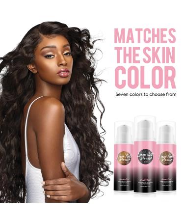 Immetee Lace Tint Mousse for Wigs - Quick Dry No Residue Lace Melting Foam Perfect Skin Tone Match - 150ML/5.07FL OZ (Black - Buy Online on GoSupps.com