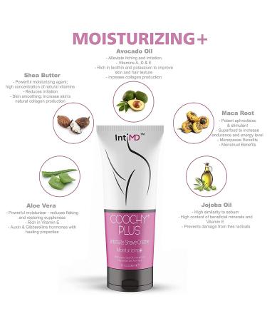 IntiMD COOCHY PLUS (3 Pack) Intimate Shave Cream - Rash-Free & Moisturizing - 8oz - Buy Online on GoSupps.com
