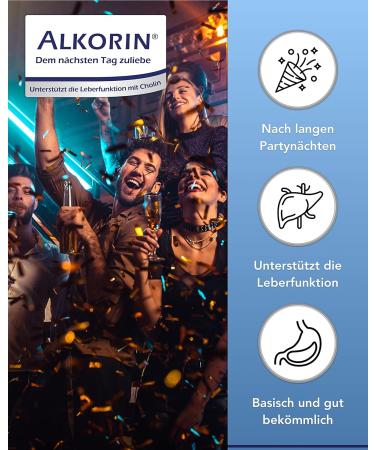 Alkorin 40 Sachets - Electrolyte Powder for Liver Support with Choline Magnesium Zinc & B Vitamins | 1 Pack - Buy Online on GoSupps.com