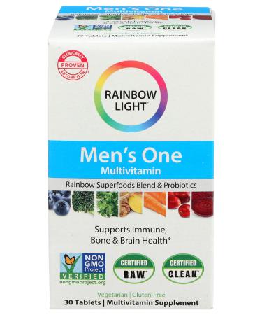 Rainbow Light, Multivitamin Mens One, 30 Count