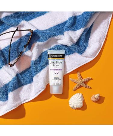 Neutrogena Ultra Sheer Dry-Touch Sunscreen SPF 55 - 3 fl. oz - Buy Online on GoSupps.com