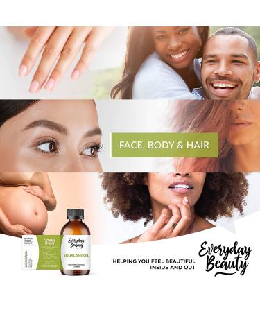 Squalane Oil - 100% Pure & Natural Plant Derived Facial Oil - 2 Fl Oz - Buy Online on GoSupps.com