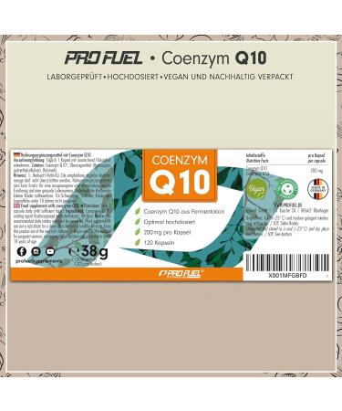 Buy High-Dose Q10 Capsules 240x | 200mg Coenzyme Q10 - Vegan Pure Lab-Tested 8-Month Supply - Buy Online on GoSupps.com