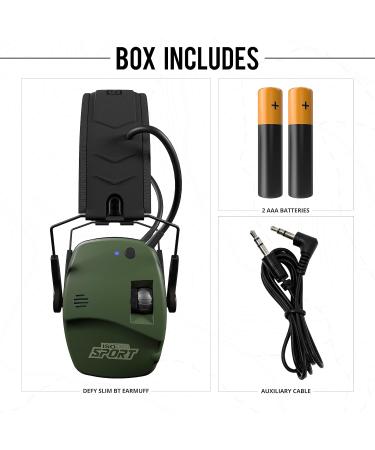 ISOtunes Defy Slim Bluetooth Earmuffs - Best Noise Isolation & Comfort | Buy Internationally - Buy Online on GoSupps.com