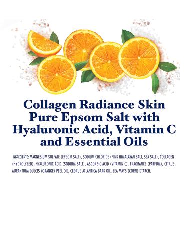 Dr Teal's Collagen + Hyaluronic Acid Epsom Salt Bath Soak - 2 lbs - Buy Online on GoSupps.com