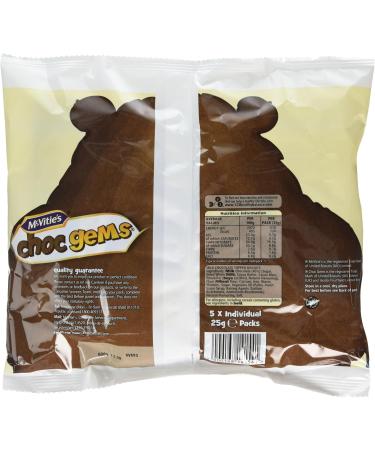 McVitie's Choc Gems 5 x 25g - Buy Online on GoSupps.com