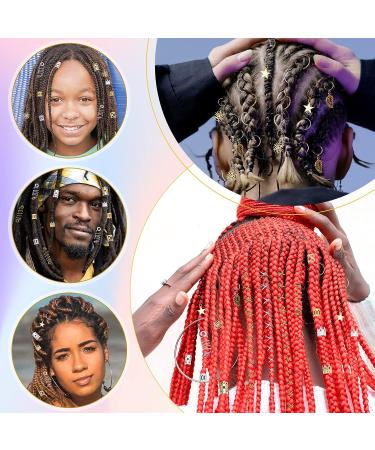 259PCS Hair Jewelry Accessories for Women - Hair Loc Wire Wrapped Adornment for Dreadlocks with Beads, Charms, Rings, Cuffs, and Clips - Hair Decorations Set - Buy Online on GoSupps.com