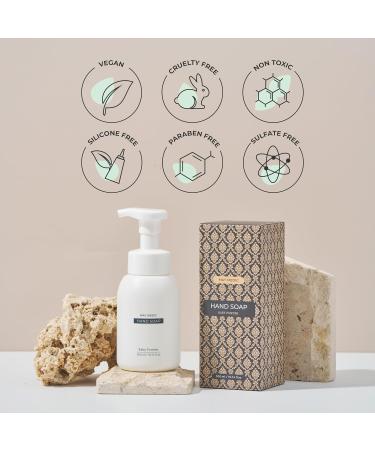 Double Scented Baby Powder Foaming Hand Soap - Moisturizing Vegan Wash with Fig & Pomegranate Extract for Bathroom & Kitchen - 10.14 fl oz - Buy Online on GoSupps.com