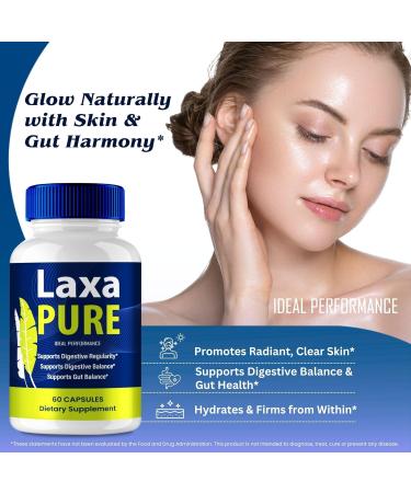 IDEAL PERFORMANCE Laxa Pure Capsules LaxaPure Gut Health & Digestion Support Supplement All Natural Formula Supports Gut Health Maintain Digestive Health & Comfort Laxa Pure Reviews (2 Pack) - Buy Online on GoSupps.com