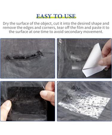 TiGilt Vinyl Repair Tape Tenacious Clear Patch Repair Tape RV Awning Fabric Tape Canvas Tarp Canopy Tent Sail Boat Cover Pop Up Camper Air Mattress Patch Kit - Waterproof Tape  1 Roll  3.3ft 1 Roll of 3.3FTx3" - Buy Online on GoSupps.com