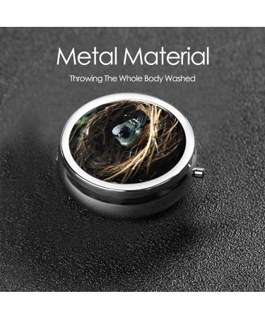 Little Bird Nestround Pill Box - 3 Compartment Portable Travel Organizer for Medications - Buy Online on GoSupps.com