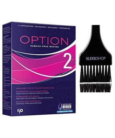 lSO OPTION Perm, Damage-Free Waving (with Sleekshop Tint Brush) Perming Hair Curls Coils (OPTION 2 - VERSION #2)