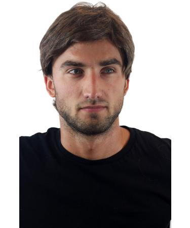 Men's Brown Short Hair Wig - GFW355A-8 Toupee | 1 Pack Medium Blonde Hair - Wig Me Up - Buy Online on GoSupps.com