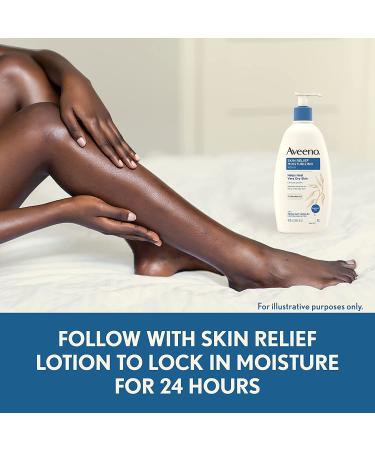 Aveeno Skin Relief Fragrance-Free Body Wash - 12 oz | Soothing & Hydrating - Buy Online on GoSupps.com