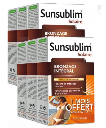 Nutreov Sunsublim Full Tan with Argan Oil - Pack of 6 x 30 Capsules