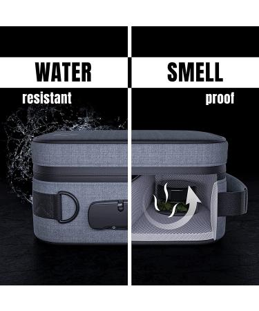 Smell Proof Odorless Bag with Combination Lock - Stash Box & Medicine Container - Buy Online on GoSupps.com