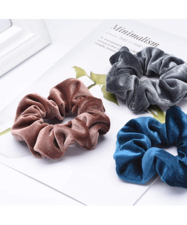 Sinwind 20 Pcs Colorful Scrunching Hair Ties for Women & Girls - Elastic Hair Accessories - Buy Online on GoSupps.com