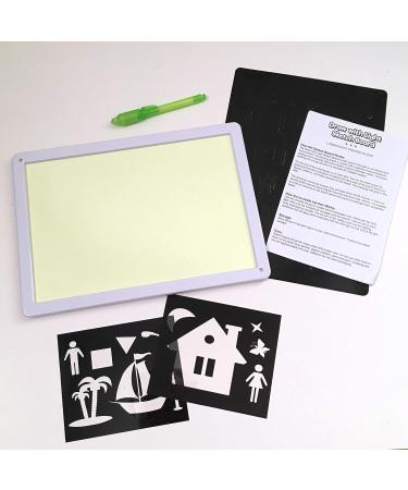 Draw with Light Sketch Board | Luminescent Glow in The Dark Drawing Painting for Kids - Buy Online on GoSupps.com