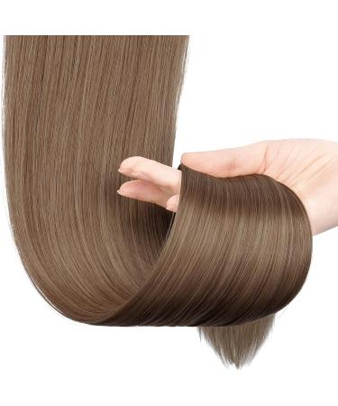 Sofeiyan Long Straight Ponytail Extension 26 inch Wrap Around Ponytail Synthetic Hair Extensions Clip in Ponytail Hairpiece for Women Light Golden Brown & Pale Golden Blonde 26 Inch Light Golden Brown & Pale Golden Blonde - Buy Online on GoSupps.com