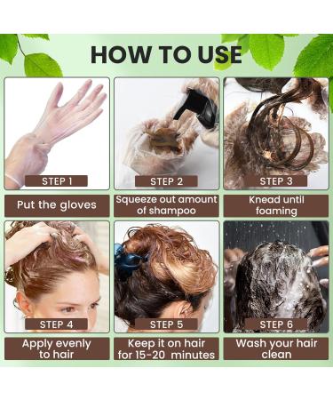 3-In-1 Hair Coloring Shampoo for Gray Coverage - Light Brown Hair Dye for Men & Women | 16.9 Fl Oz - Shop Now - Buy Online on GoSupps.com