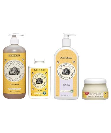 Burt's Bees Baby Bee 4 Piece Collection (Variety 4) Natural 3 Ounce (Pack of 4)