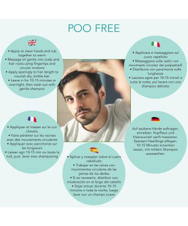 100% Natural Hair Growth Oil - Rizid Argan Avocado Coconut & Essential Oils - POO Free Scalp Treatment for Moisture & Protection - 100ml - Buy Online on GoSupps.com