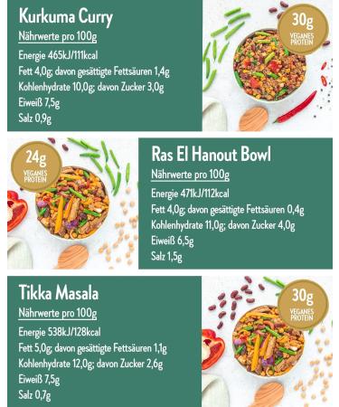 LiveFresh Vegan Bowls 28x400g | Low Carb High Protein Meals | Quick & Easy 100% Vegan Dishes - Buy Online on GoSupps.com